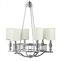 люстра easton light chandelier хром, бежевая в Пскове