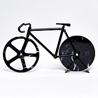 нож для пиццы из нержавеющей стали the fixie, черный мрамор в Пскове