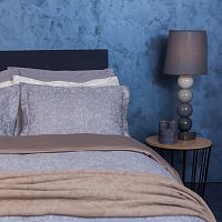 комплект постельного белья decoflux сатин семейный versaille grey в Пскове