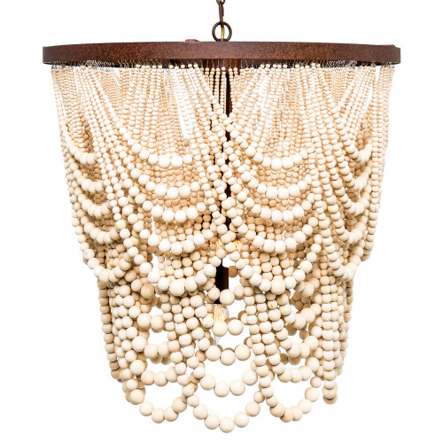 люстра «вандербилт» бусины из древесины нанизанные на нити в Пскове