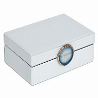 шкатулка для украшений белая 20x7,5x14 см в Пскове