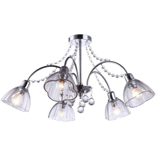 потолочная люстра arte lamp silenzio a9559pl-5cc хром в Пскове