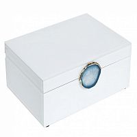 шкатулка для украшений белая 28x10x20 см в Пскове