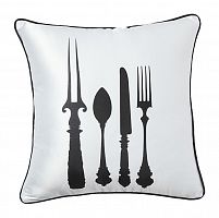 подушка со столовыми приборами tableware white в Пскове