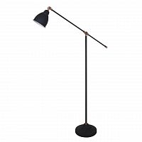 торшер arte lamp braccio a2054pn-1bk в Пскове