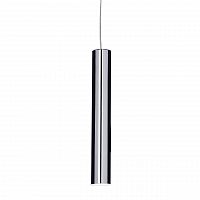 подвесной светодиодный светильник ideal lux ultrathin sp1 small round cromo в Пскове