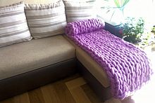 плед нежность фиолетовый малый в Пскове