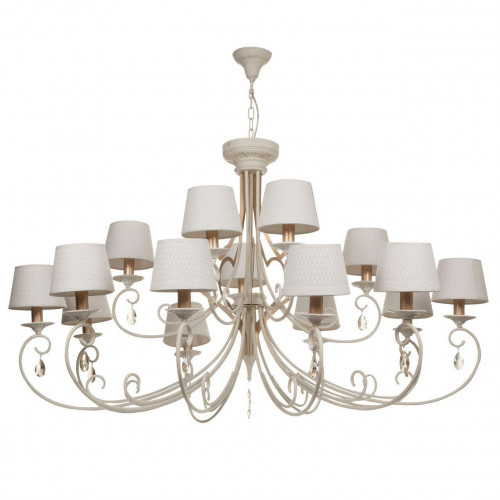 подвесная люстра maytoni enna arm548pl-15wg белая в Пскове