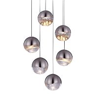 подвесной светильник globo 6u nickel от delight collection в Пскове