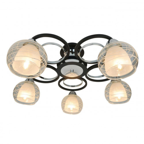 потолочная люстра arte lamp ginevra a1604pl-5bk в Пскове