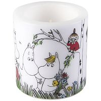 свеча большая moomin счастливое семейство, 8 см в Пскове