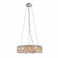 подвесная люстра crystal lux lirica sp10 d610 chrome в Пскове