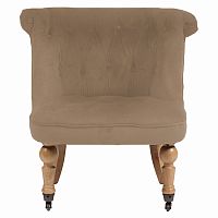 кресло amelie french country chair светло-коричневое в Пскове