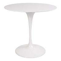 стол eero saarinen style tulip table top mdf d80 глянцевый белый в Пскове