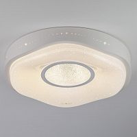 потолочный светодиодный светильник eurosvet shine 40011/1 led белый в Пскове