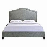 кровать cassis upholstered серая 90х200 р в Пскове