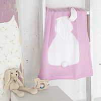 плед розовый зайка большой в Пскове