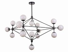 люстра modo 15 black+white черная, белые плафоны в Пскове