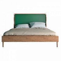 кровать полутораспальная 120х190 зеленая ellipse в Пскове