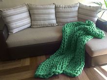 плед нежность зелёный большой в Пскове