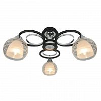 потолочная люстра arte lamp ginevra a1604pl-3bk в Пскове