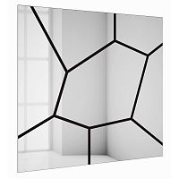 зеркало большое квадратное черное слоу-1 в Пскове