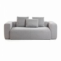диван blok sofa 2 светло-серый от la forma (ex julia grup) в Пскове