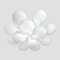 потолочная светодиодная люстра ambrella light orbital cloud fc26/12 wh 432w d1140 в Пскове