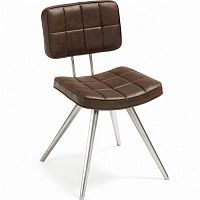 стул lola seat pu brown ножки из нержаеющей стали c589u09 от la forma (ex julia grup) в Пскове