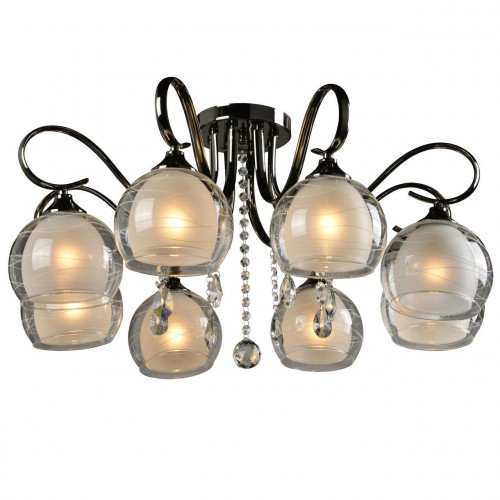 потолочная люстра idlamp merinella 877/8pf-darkchrome в Пскове