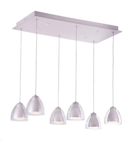 подвесная люстра idlamp mirella 394/6-ledwhite в Пскове