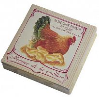 салфетки курочка штук (бумага, хсм) comptoir de famille в Пскове