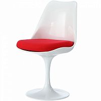 стул eero saarinen style tulip chair красная подушка в Пскове