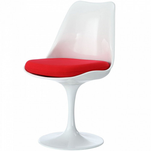 стул eero saarinen style tulip chair красная подушка в Пскове