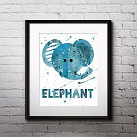 постер elephant а4 в Пскове