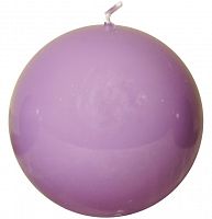 свеча-шар сиреневая, 8 см в Пскове