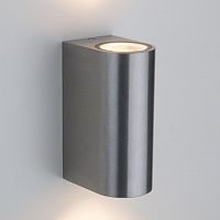 уличный настенный светильник elektrostandard 1703 techno pillar хром 4690389117145 в Пскове