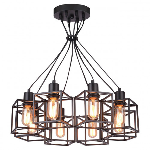 подвесная люстра lussole loft lsp-9541 в Пскове