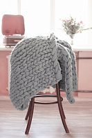 плед нежность серый большой в Пскове