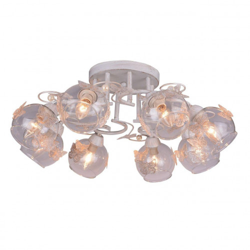 потолочная люстра arte lamp alessandra a5004pl-8wg в Пскове