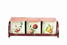 набор емкостей для хранения на подставке fruits в Пскове