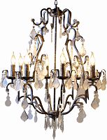 люстра palla чёрная, прозрачная в Пскове